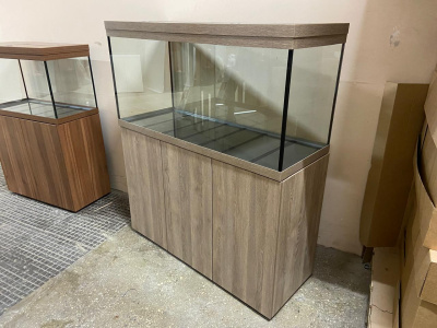 АРГ Аквариум АС5 300л (1210х470х600) с подставкой МК 700 мм, отделка АБС, цвет серо-бежевый гладстоу